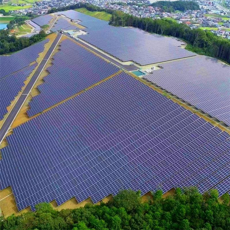 Rnsolar 15MW  Aluminum Ground Mounting System in Japan-Xiamen RiNeng Solar Energy Technology Co.LTD
